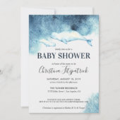 Baby Beluga | Uitnodiging voor babyfeestje (Voorkant)