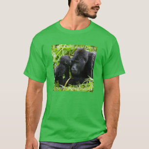 Baby berggorilla kust zilverruggorilla t-shirt