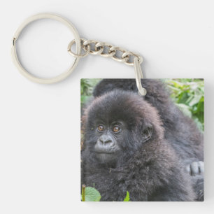Baby berggorilla sleutelhanger