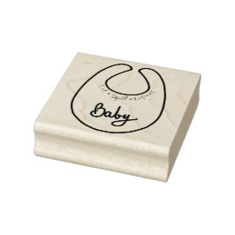 Baby Bib Rubberstempel