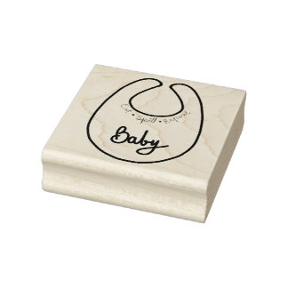 Baby Bib Rubberstempel