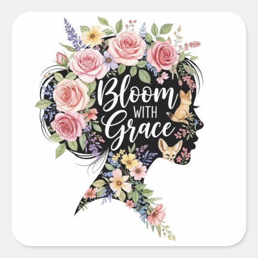 Baby Bib Vierkante Sticker (Voorkant)