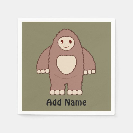Baby Bigfoot Servet (Voorkant)