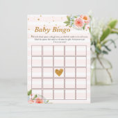 Baby Bingo Game Kaart (Staand voorkant)
