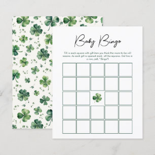 Baby Bingo Lucky Charm Baby shower Spel