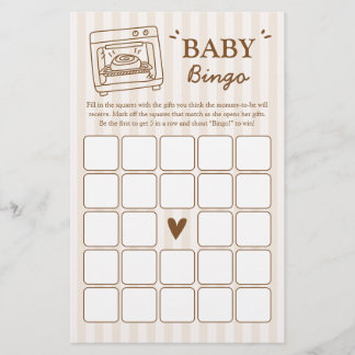 Baby Bingo Spel 'Een Broodje in de Oven'