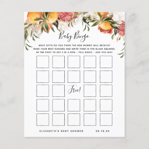 Baby Bingo Vloeibaar Baby shower