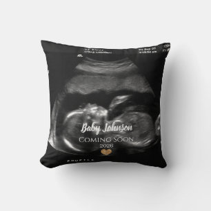 Baby Binnenkort verkrijgbaar Ultrasound Gold Heart Kussen