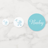 Baby Bird Baby Boy Table Confetti (Devant)