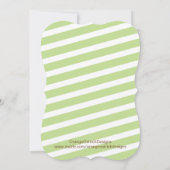 Baby Bird| Invitation de Baby showers filles (Dos)