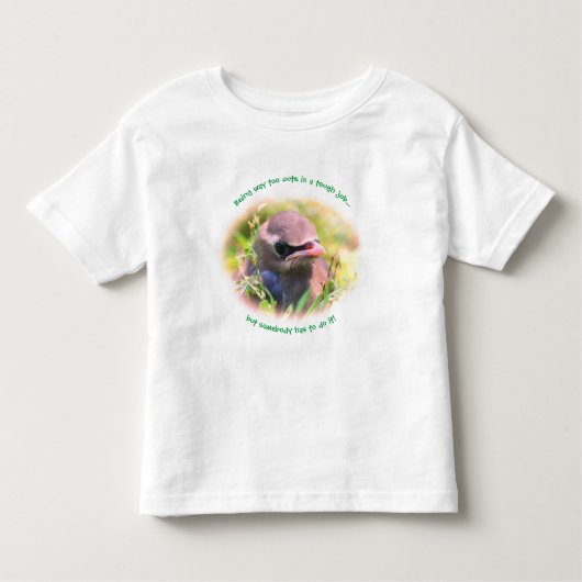 Baby Bird too Cute Funny Kinder Shirts (Voorkant)