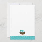 Baby Birds Nest Twins Baby Shower Invitations (Dos)