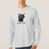 Baby Black Cat Design - T-shirt à manches longues (Devant)