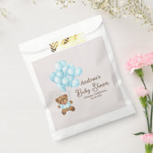 Baby Blauw Beer Baby shower Favor Bags Bedankzakje (Gezegeld)