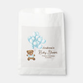 Baby Blauw Beer Baby shower Favor Bags Bedankzakje (Voorkant)
