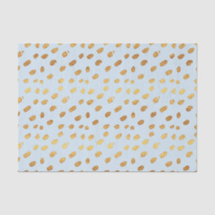 Baby Blauw en Goud Tissuepapier