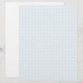 Baby Blauw Kant Scrapbooking Pagina's Briefpapier (Voorkant / Achterkant)