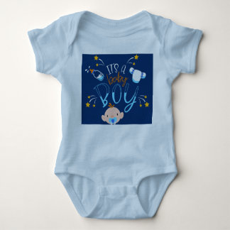 Baby blauw romper