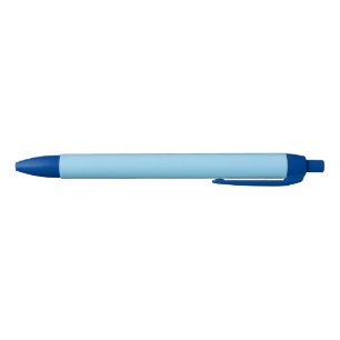 Baby blauw zwarte inkt pen