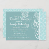 Baby blauwe cirkels; Aloha Kaart (Voorkant / Achterkant)