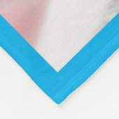 Baby Blauwe Foto Fleece Deken (Hoek)