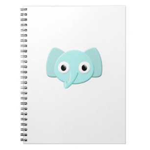 Baby Blauwe Olifant Tekening Notitieboek