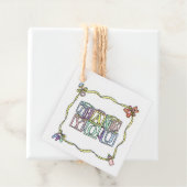 Baby Blocks Baby shower Dank u Bedankjes Labels (In situ)