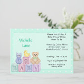 Baby Blocks Shower Invitation (Debout devant)