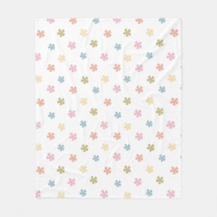 Baby bloemen Fleece Deken