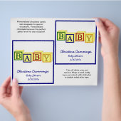 Baby Blokken Kandybar Wrappers (primair) Flyer (Hand)