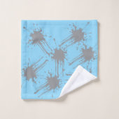 Baby Blue Argent Classique (Gant de toilette)