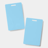 Baby Blue Badge (Voor- en achterkant)