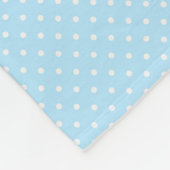 Baby Blue Dinosaur Chevron gepersonaliseerd Fleece Deken (Hoek)