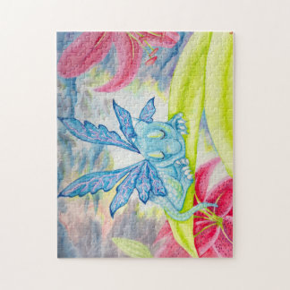 Baby Blue Dragon Fairy lily storm puzzel