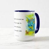 Baby Blue Dragon Mug (Devant droit)