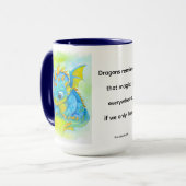 Baby Blue Dragon Mug (Devant gauche)