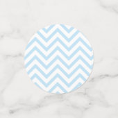 Baby Blue Elephant gepersonaliseerd Baby shower Confetti (Kleine voorkant)