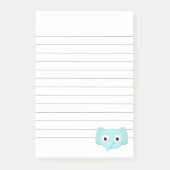 Baby Blue Elephant Tekening gelinkt Post-it® Notes (Voorkant)