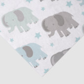 Baby Blue Elephant Tissuepapier (Detail)
