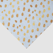 Baby Blue en Gold Tissuepapier (Detail)