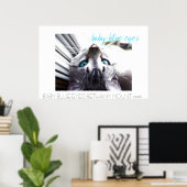 baby blue eyes poster (Thuiskantoor)