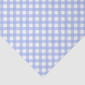 Baby Blue Gingham Patroonpapier Tissuepapier (Detail)