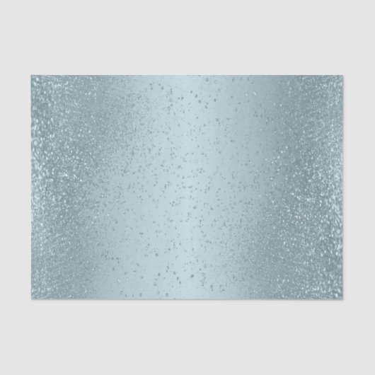 Baby Blue Glitter op verloopachtergrond Tissuepapier (Voorkant)