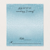 Baby Blue Glitter | Vette Kaarten (Buitenkant ongevouwen)