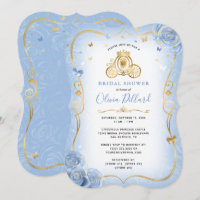 Baby Blue Gold Cinderella Princess Vrijgezellenfee