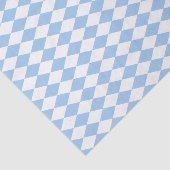 Baby Blue Harlequin Tissuepapier (Detail)