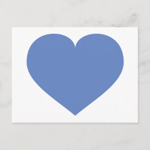 Baby blue hart briefkaart