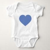 Baby Blue Heart Romper (Voorkant)