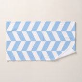 Baby Blue Herringbone (Serviette à main)