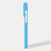 Baby Blue Hondenliefhebber Eén foto Eén Initiaal Case-Mate iPhone Case (Achterkant / Links)